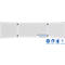 Klapptafel Legamaster UNITE PLUS, magnetisch, 5 Schreibflächen, B 2000/4000 x T 13,4 x H 1000 mm, emaillierter Keramikstahl, weiß